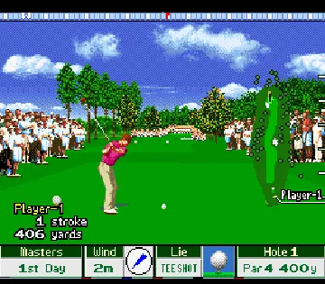 Masters - Harukanaru Augusta 2 (Japan) screen shot game playing